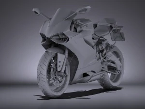 Ducati 899 Panigale 2015 vray 3D Model
