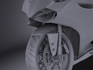 Ducati 899 Panigale 2015 vray Model 3D