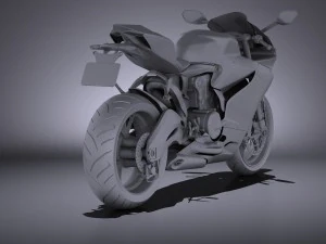 Ducati 899 Panigale 2015 vray 3D Model