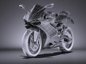 Ducati 899 Panigale 2015 vray 3D Model