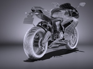 Ducati 899 Panigale 2015 vray Model 3D