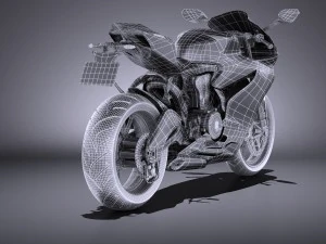 Ducati 899 Panigale 2015 vray 3D Model