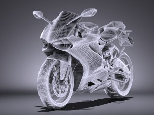 Ducati 899 Panigale 2015 vray Model 3D
