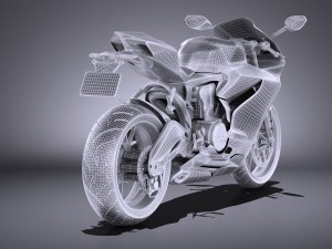 Ducati 899 Panigale 2015 vray Model 3D
