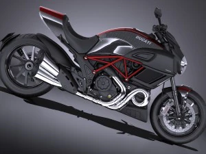 Ducati Diavel Carbon 2015 vray 3D Model