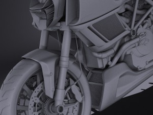 Ducati Diavel Carbon 2015 vray 3D मॉडल