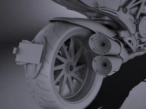 Ducati Diavel Carbon 2015 vray 3D Model