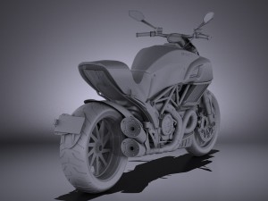 Ducati Diavel Carbon 2015 vray 3D मॉडल