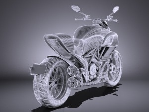 Ducati Diavel Carbon 2015 vray 3D मॉडल