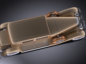 Duesenberg j 232 1930 Sedan vray 3D Model