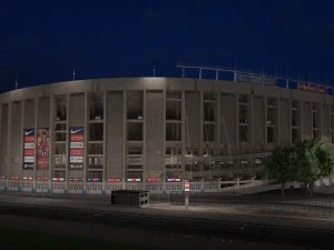 Camp Nou Barcelona Stadium 3D Model