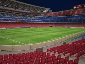 Camp Nou Barcelona Stadium 3D Model