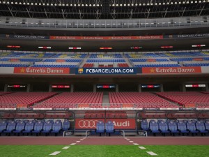 Camp Nou Barcelona Stadium Modelo 3D