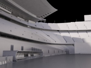 Camp Nou Barcelona Stadium Modelo 3D
