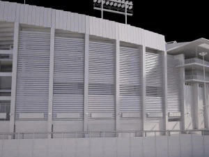 Camp Nou Barcelona Stadium 3D Model