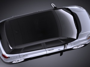 Fiat 500L US Version 2014 vray 3D Model