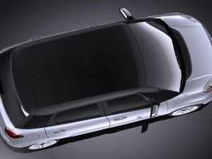 Fiat 500L US Version 2014 vray 3D Model