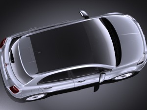 Fiat 500X 2015 vray Modèle 3D