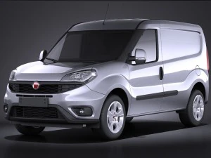 Fiat Doblo Cargo 2015 vray Modelo 3D