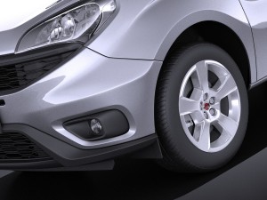 Fiat Doblo Cargo 2015 vray 3D Model