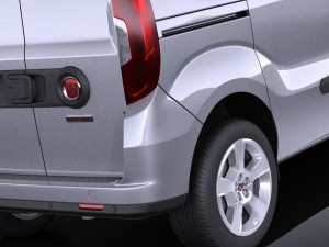 Fiat Doblo Cargo 2015 vray 3D Model