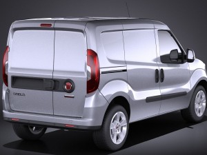 Fiat Doblo Cargo 2015 vray 3D Model
