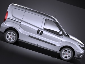 Fiat Doblo Cargo 2015 vray 3D Model
