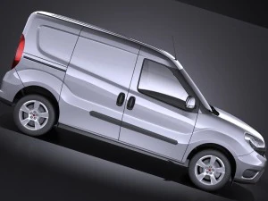 Fiat Doblo Cargo 2015 vray 3D Model