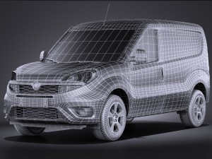 Fiat Doblo Cargo 2015 vray 3D Model