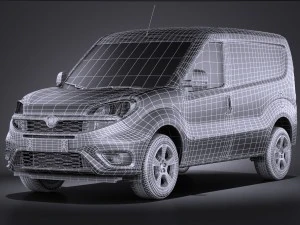Fiat Doblo Cargo 2015 vray 3D Model