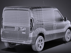 Fiat Doblo Cargo 2015 vray 3D Model