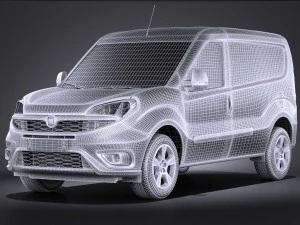 Fiat Doblo Cargo 2015 vray 3D Model