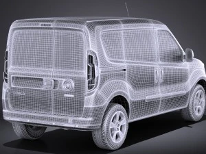 Fiat Doblo Cargo 2015 vray 3D Model