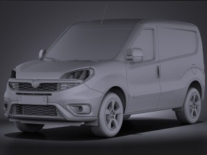Fiat Doblo Cargo 2015 vray 3D Model