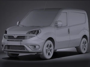 Fiat Doblo Cargo 2015 vray 3D Model