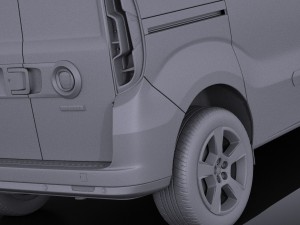 Fiat Doblo Cargo 2015 vray 3D Model