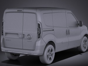 Fiat Doblo Cargo 2015 vray 3D Model
