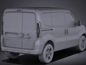 Fiat Doblo Cargo 2015 vray 3D Model