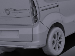 Fiat Doblo Passenger 2015 vray Modello 3D