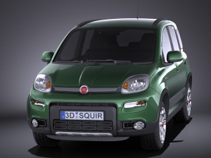 Fiat Panda 4x4 2013 vray 3D-Modell