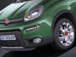 Fiat Panda 4x4 2013 vray 3D-Modell