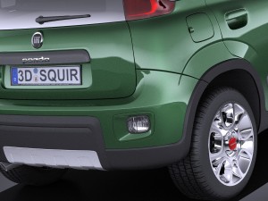 Fiat Panda 4x4 2013 vray 3D-Modell