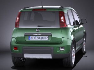 Fiat Panda 4x4 2013 vray 3D-Modell