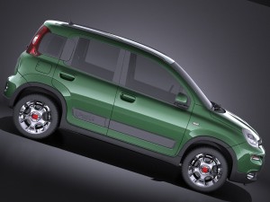 Fiat Panda 4x4 2013 vray 3D-Modell