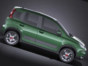 Fiat Panda 4x4 2013 vray 3D Model