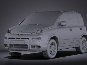 Fiat Panda 4x4 2013 vray 3D-Modell