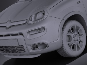 Fiat Panda 4x4 2013 vray 3D-Modell
