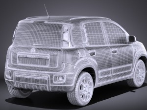 Fiat Panda 4x4 2013 vray 3D-Modell