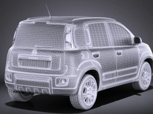 Fiat Panda 4x4 2013 vray 3D Model