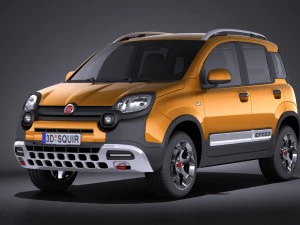 피아트 팬더 크로스 컨트리 2014 vray 3D 모델